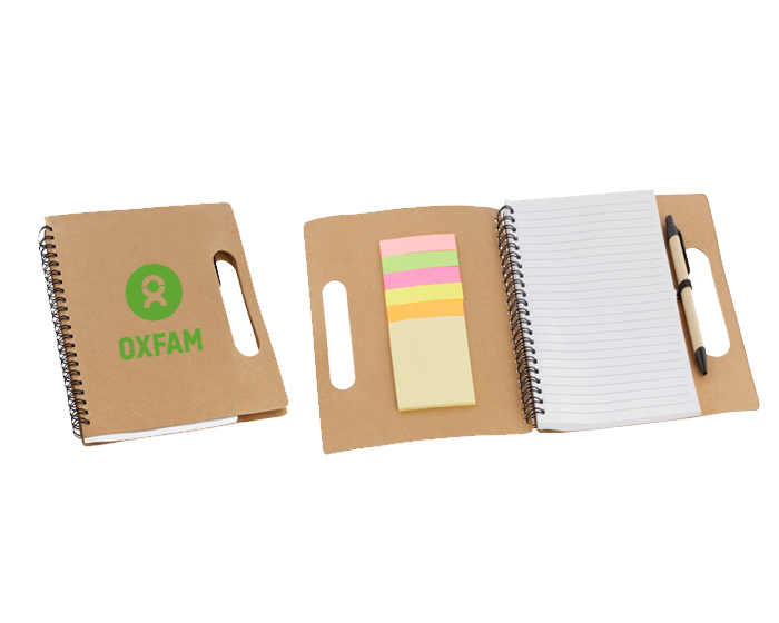 PORTAFOLIOS ECOLOGICO CON LIBRETA DE ESPIRAL METALICO C256